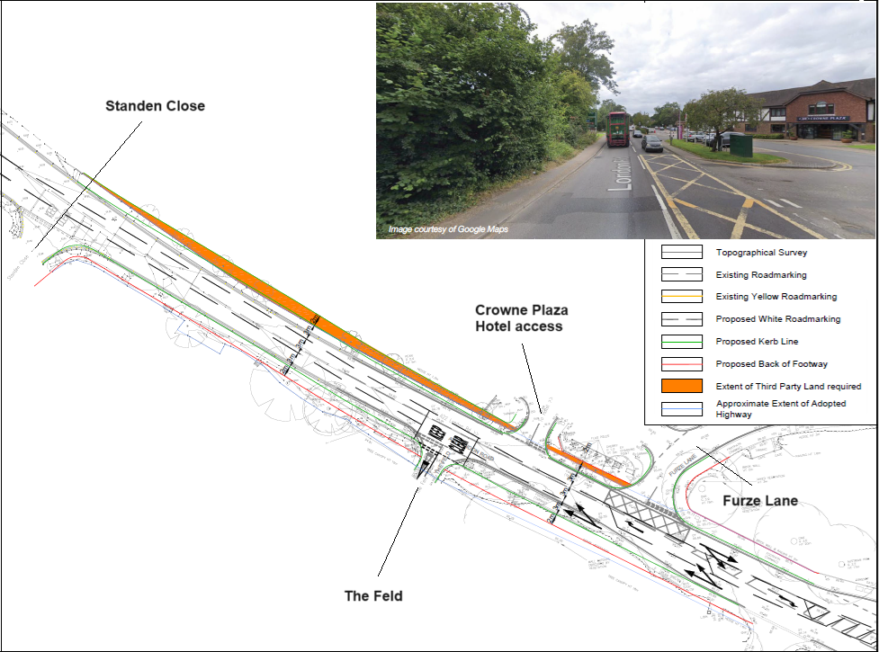 Land west of Imberhorne Lane, East Grinstead Improvements to existing